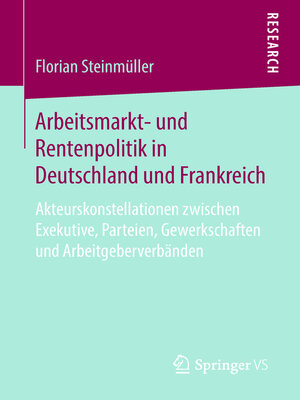 cover image of Arbeitsmarkt- und Rentenpolitik in Deutschland und Frankreich